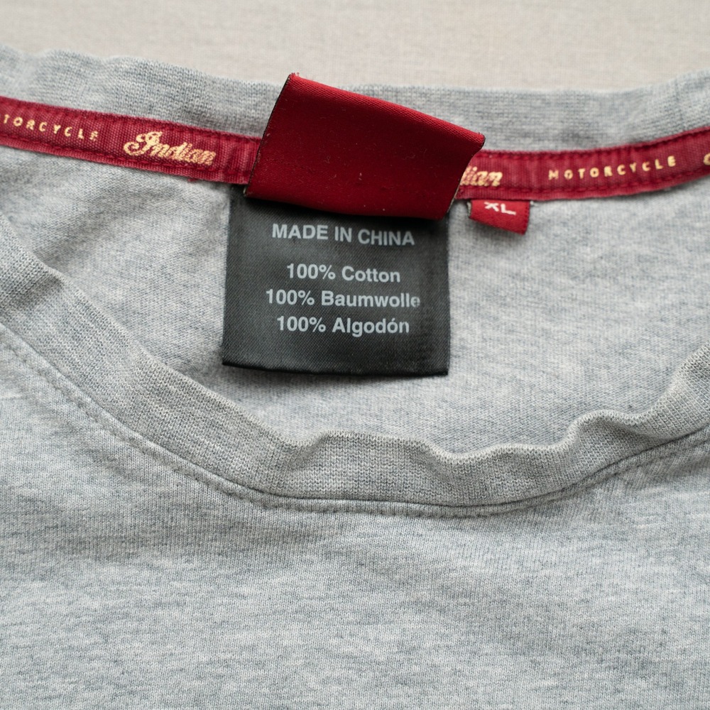 Indian Motorcycle Americas First Company EST‎ 1901 T Shirt gray XL - Picture 6 of 11